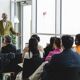 Sir Lenny Henry delivering his first annual lecture as part of the Sir Lenny Henry Centre for Media Diversity