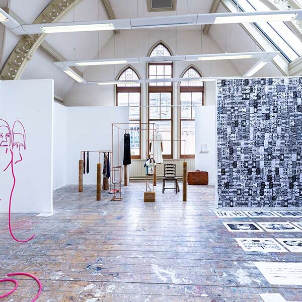 Margaret street gallery space with Fine Art work displayed