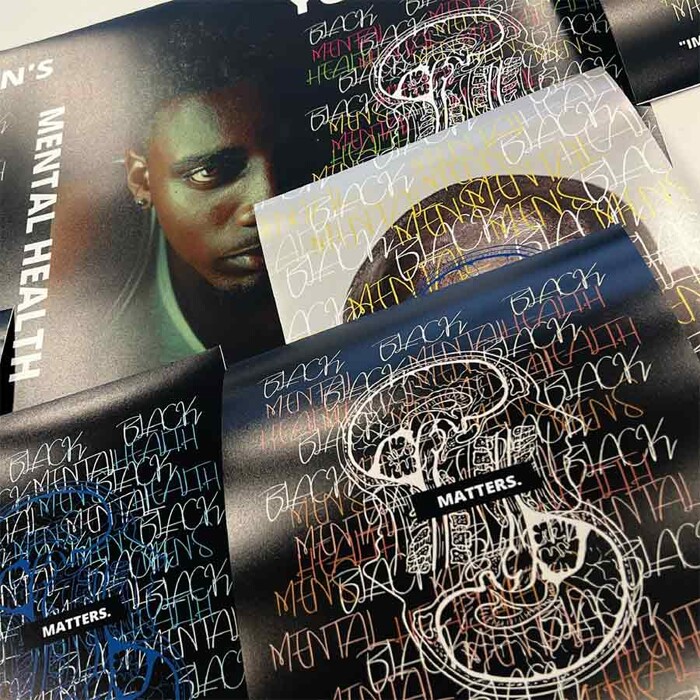 Black mental health matters material