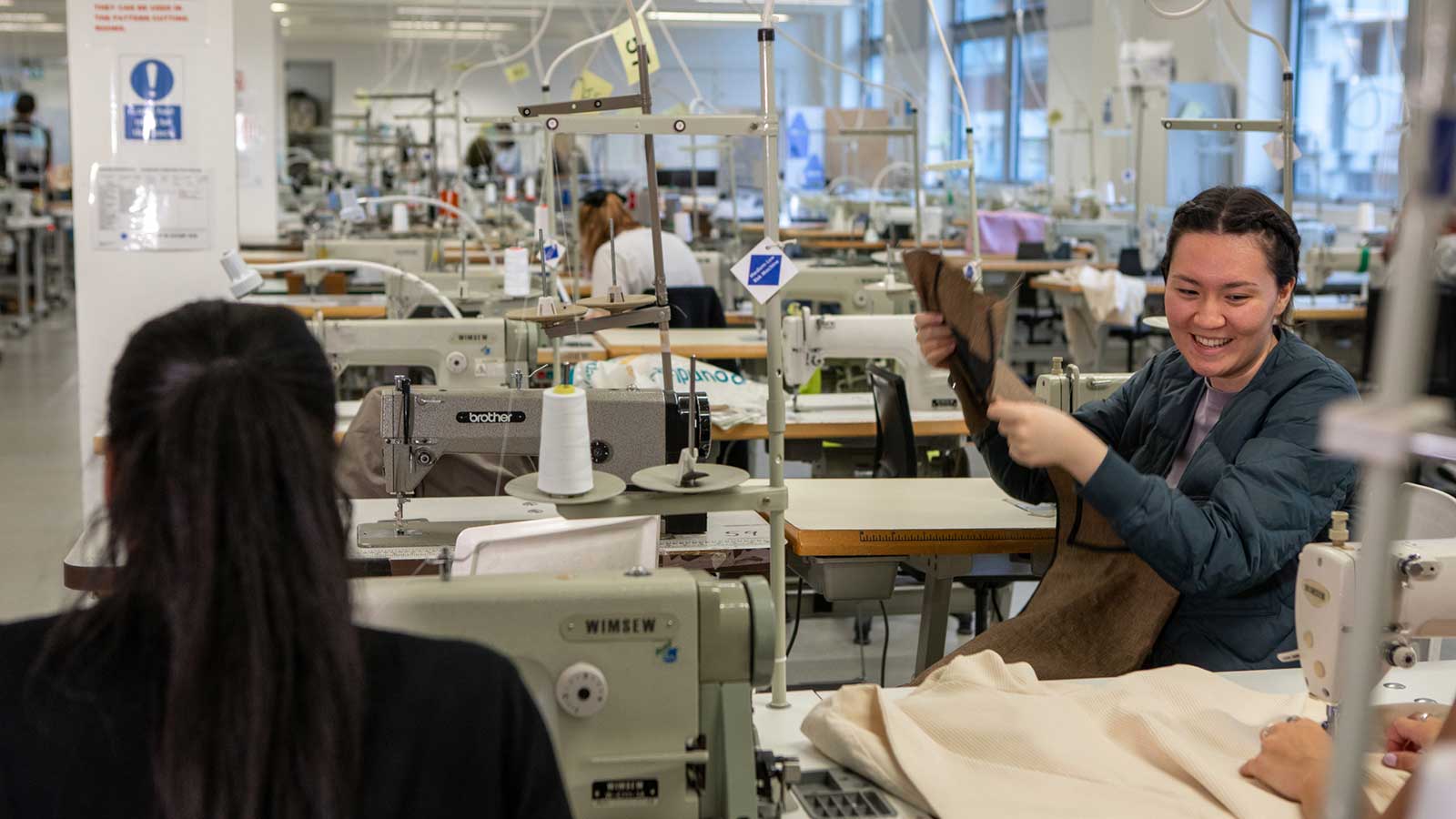 Fashion Design Student Sewing Room