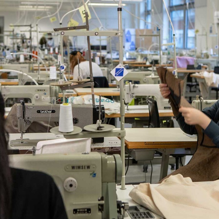 Fashion Design Student Sewing Room