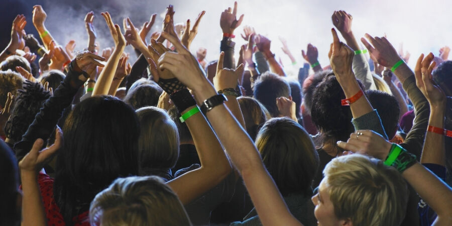 People at a concert