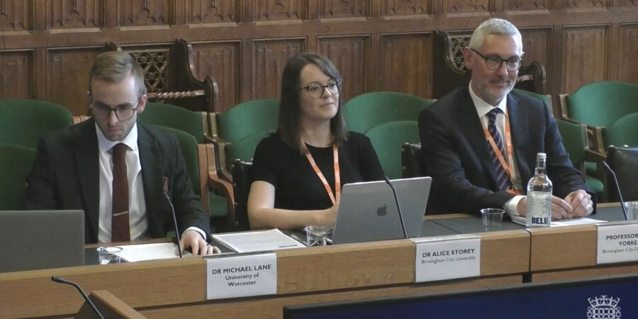 Pictured (l-r) Professor Jon Yorke (Professor of Human Rights), Dr Alice Storey (Associate Professor of Human Rights), and Dr Michael Lane (Lecturer in Law at the University of Worcester) 
