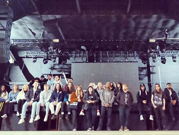 Music industries students at Forum Birmingham