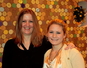 Frances Bleksley (right) & Angela Patterson at Tektura