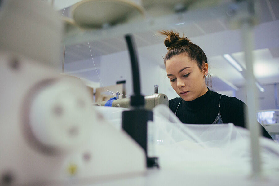 Garment technology sewing room