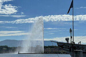 Fountain, Lake Geneva
