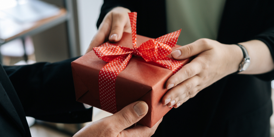 Image of gift giving
