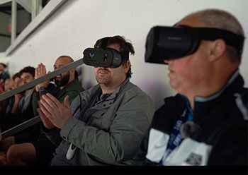 visually-impaired tennis fans enjoy the full Wimbledon experience on the championship’s famed Centre Court