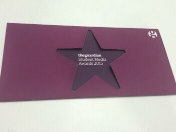 The Guardian Media Awards 2015 invitation