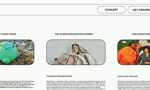 Website header for "Conscio" with tabs for "Concept," "Key Drivers," and "Key Features."