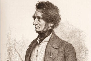 Drawing of composer Hector Berlioz