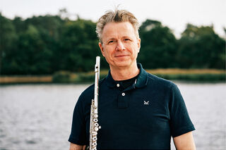 Flautist Ian Clarke