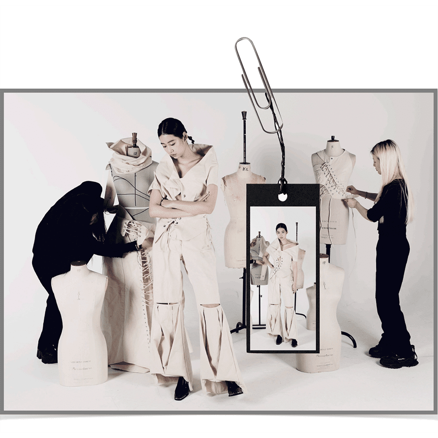 Fashion Communication student work by Qifang Zou