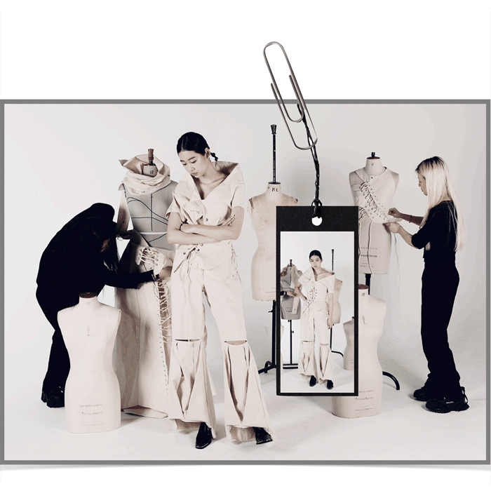 Fashion Communication student work by Qifang Zou