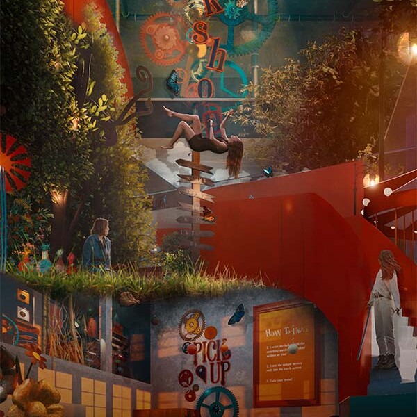 Artwork of workshop