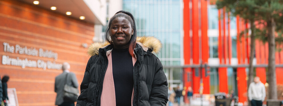 International Student outside curzon