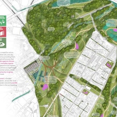 A map of a park