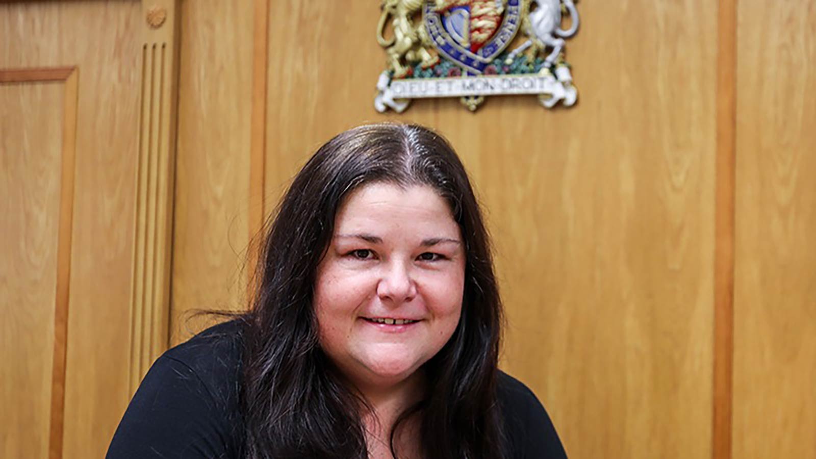 Laura Hammond in the Curzon Law Courts