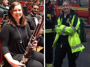 RBC bassoonist and paramedic Lucy Morrell Lucy Morrell