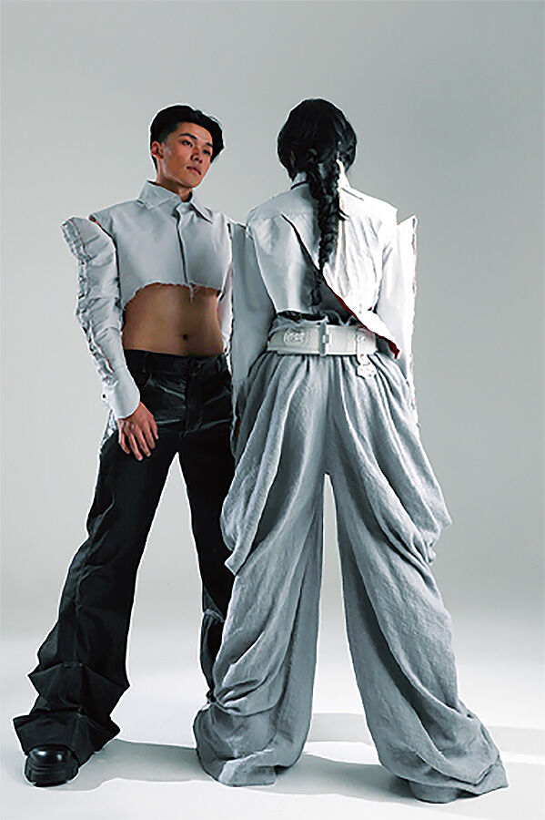 Male and female model