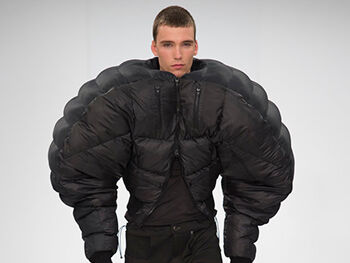 Calum Whitley's creation is modelled on the catwalk