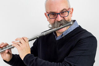 Flautist Michael Cox