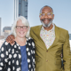Prof Diane Kemp and Sir Lenny Henry