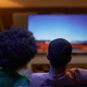 People watching TV