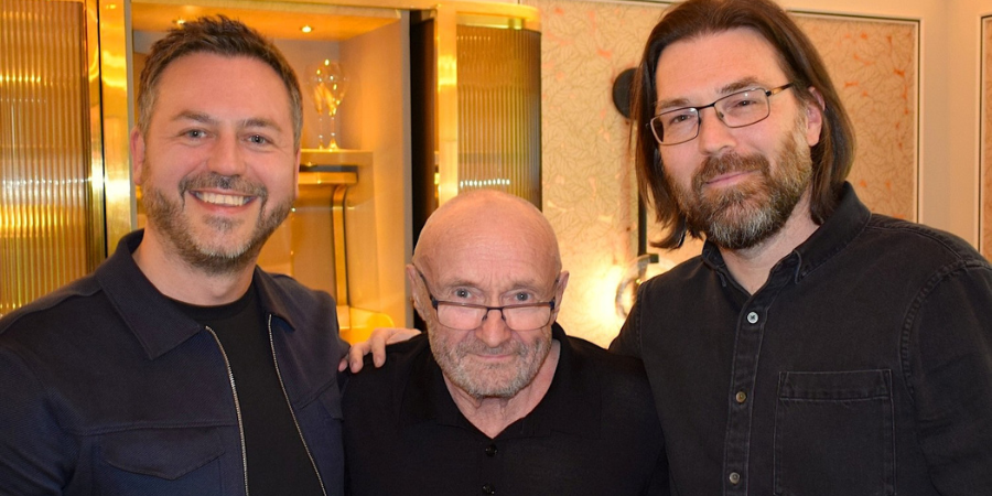 Dr Simon Barber, Phil Collins, Brian O’Connor.