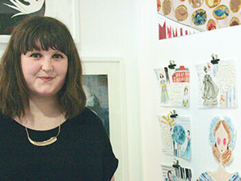 Nora Wright Birmingham City University illustration student Hallmark Cards Award winner 2015 Image courtesy of The Arts Thread Nora Wright Birmingham City University illustration student Hallmark Cards Award winner 2015 Image courtesy of The Arts Thread