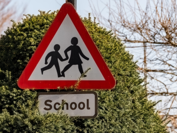 School sign