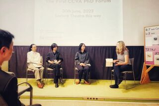 Panel discussion at the first CCVA PhD Forum in June 2023