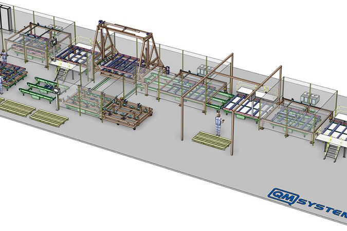 Figure 1 - Frame Production Line Overview
