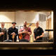 Pete Holder stood with other musicians in studio