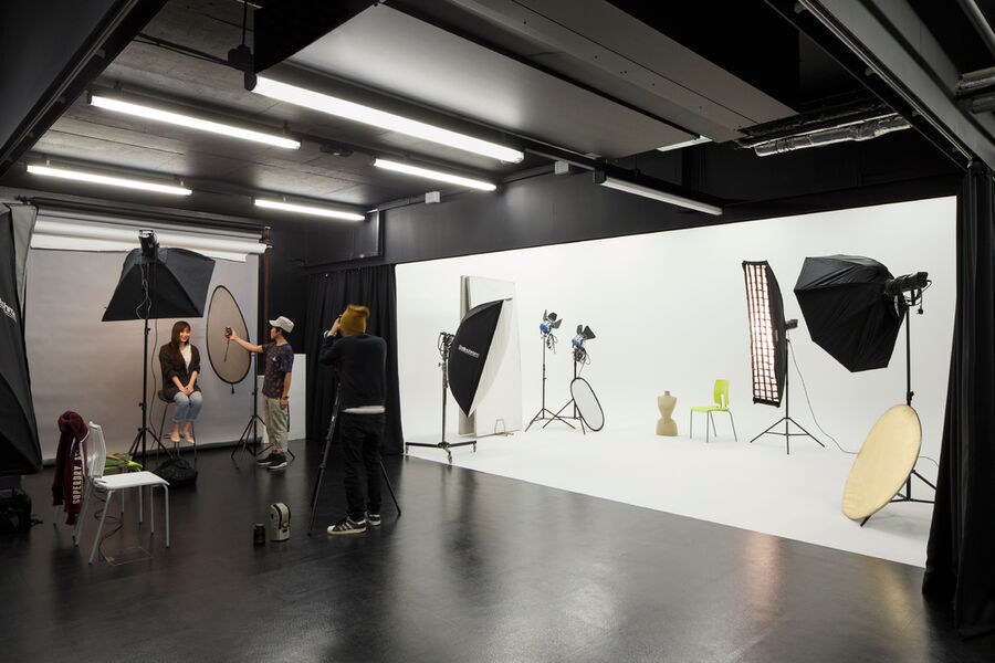 Photography studio set up