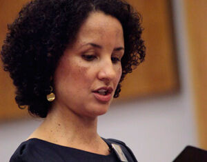 Fiona Josspeh reading from her work