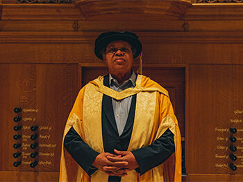 Professor George Lewis BCU hon doc