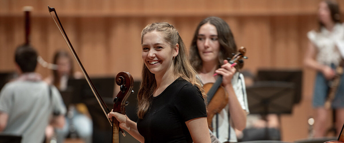 Junior Conservatoire students performing