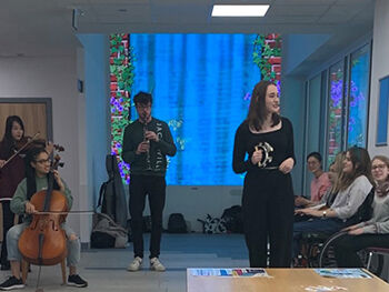 Bringing music to Birmingham Children’s Hospital RBC students at Birmingham Children’s Hospital