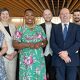 Left to right: Lindsay Wright, Helen Beecroft, Deborah Tracey, Tom Hammond-Davies, Stephen Maddock, Ryan Latimer, Emily Levy, Rosie Tunley, Anton Clarke-Butler.