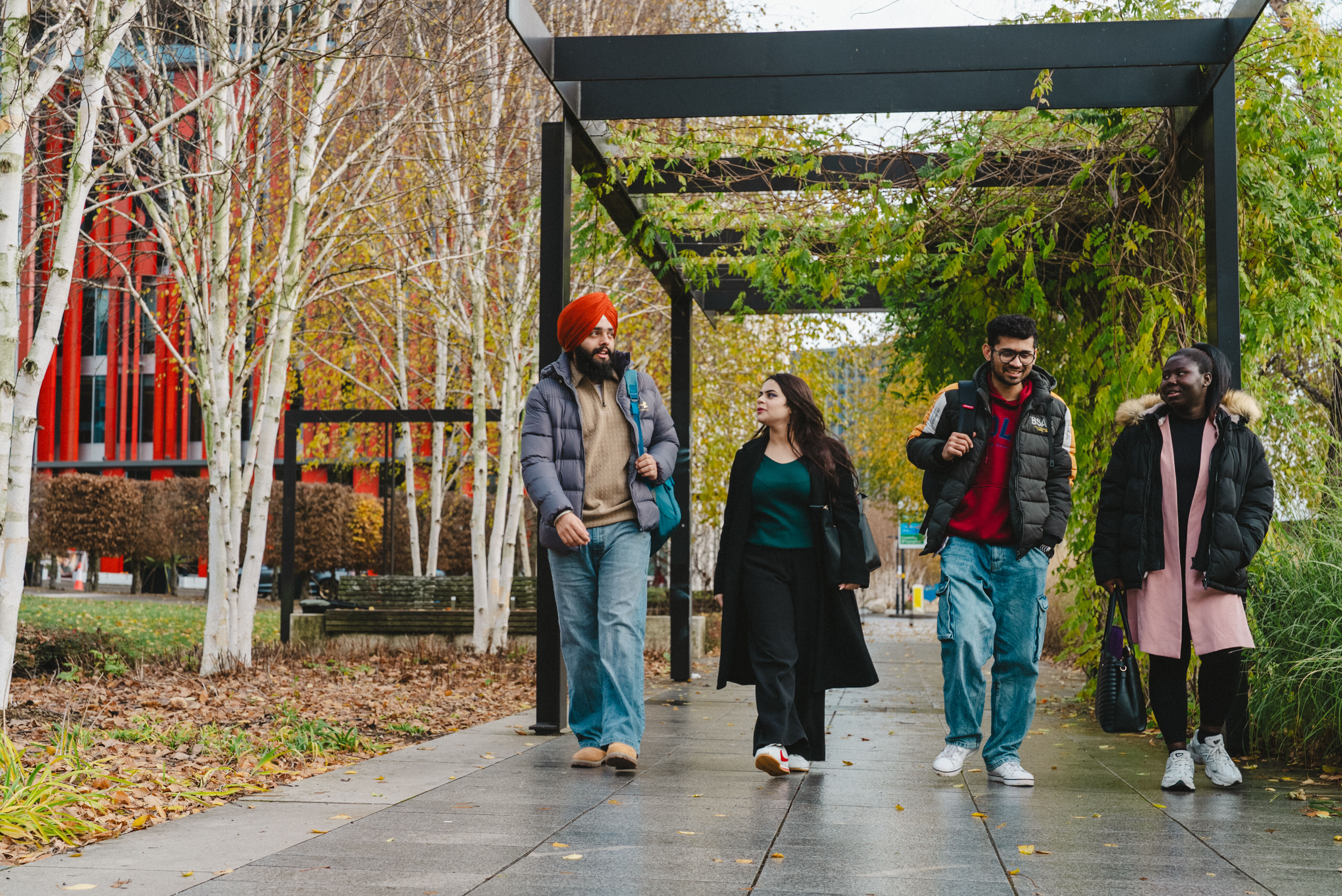 International Students on City Centre Campus