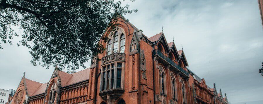 Exterior of the school of art