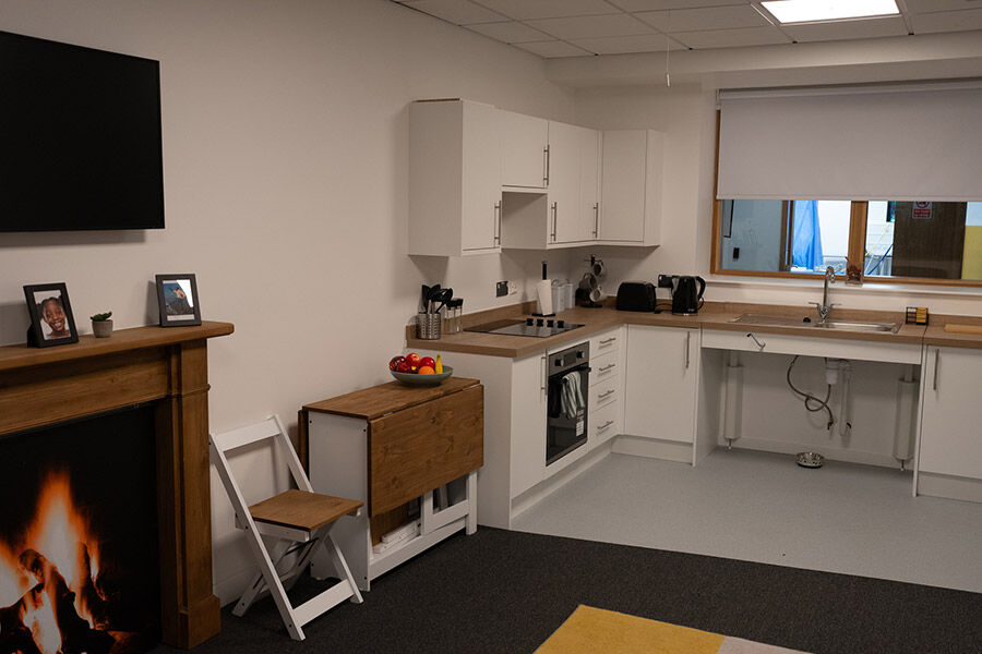 Rehabilitation living space in Seacole building