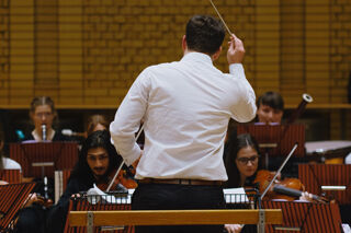 Romantic Revival Orchestra with conductor Leo Jaffray