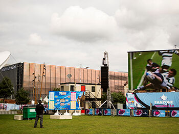 Fanzone at Eastside Park