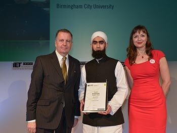 Salman Abdullah with Mike Carr and Angela Lamont