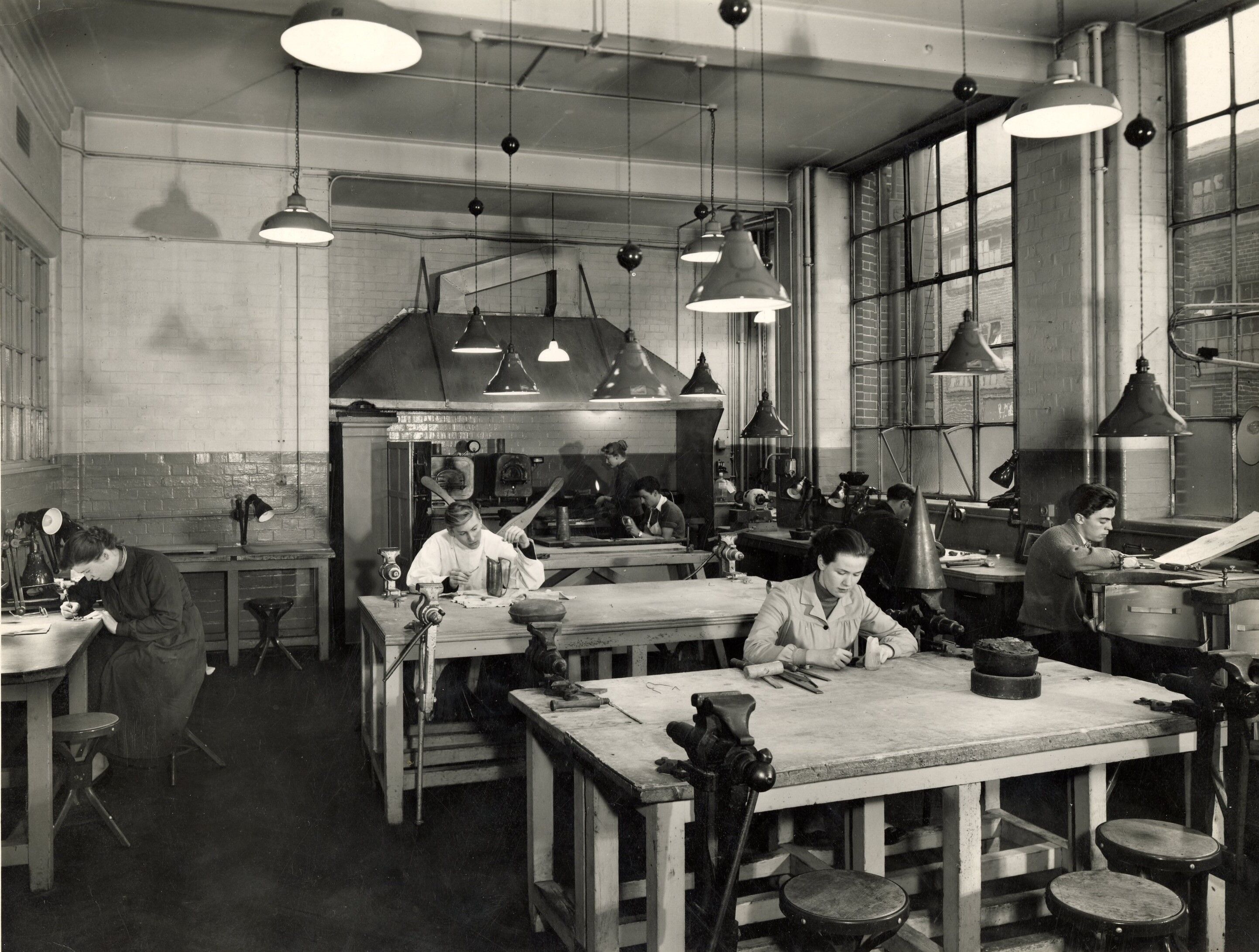 Archived image of jewellery workshop