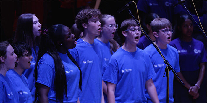 RBC Young Singers performing onstage