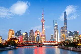Shanghai city skyline